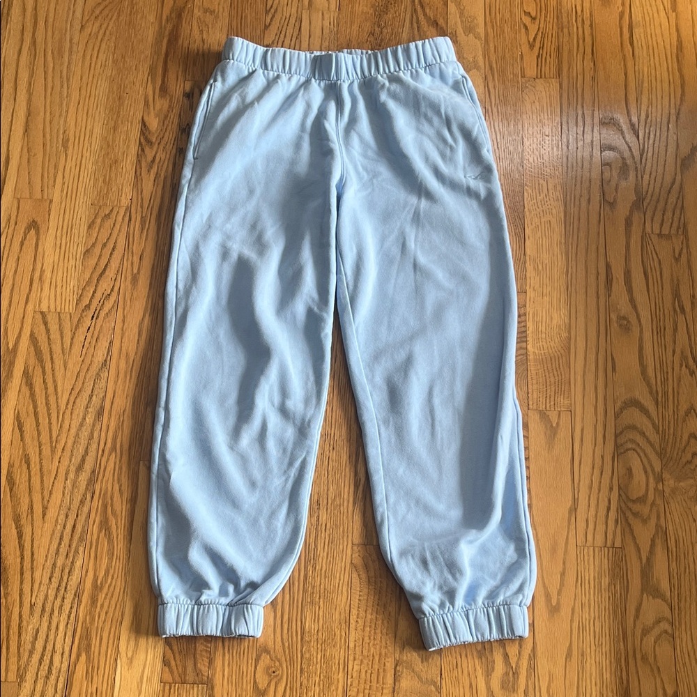 Hollister Women High-Rise, Sky Blue Joggers